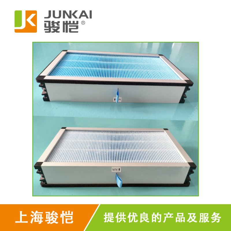 H13 藍色hepa濾材新風系統(tǒng)高效過濾器